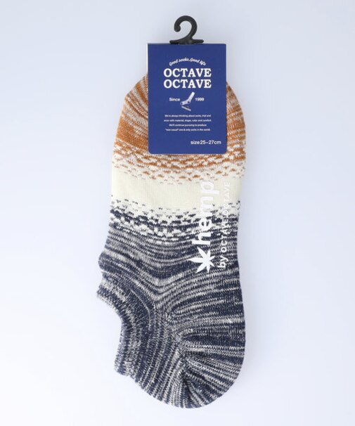 オクターブ ヘンプグラデ柄ソックス