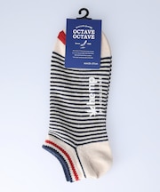 オクターブ ヘンプボーダー柄ソックス