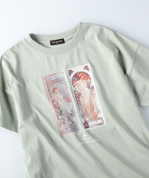 アートプリントTシャツ(アルフォンス・ミュシャ)｜ライトオンの