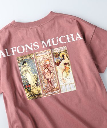 アートプリントTシャツ(アルフォンス・ミュシャ)