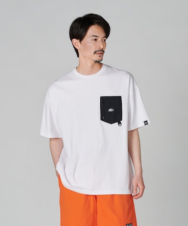 キャンプ7 ナイロンポケットＴシャツ