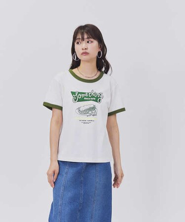 サムシング ヴィンテージリンガーＴシャツ