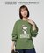 キャンプ7 スヌーピーコラボプリント長袖Ｔシャツ