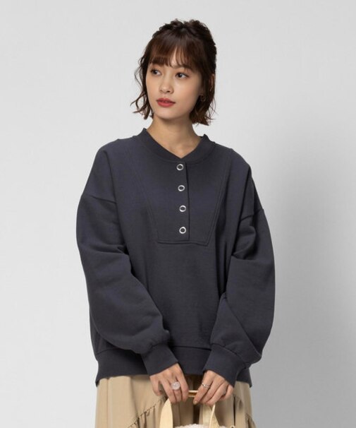 リー スナップボタンスウェット