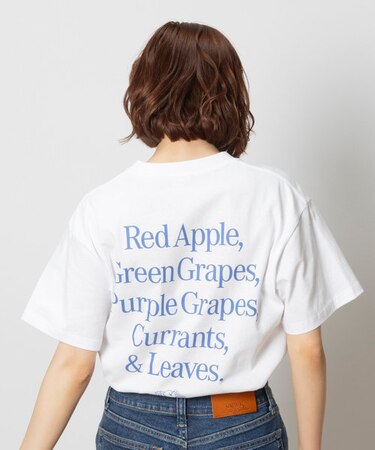 フルーツオブザルーム 【別注】バックプリントＴシャツ