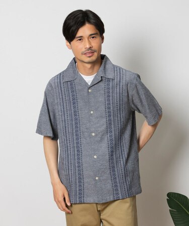 バックナンバー 開襟半袖キューバシャツ