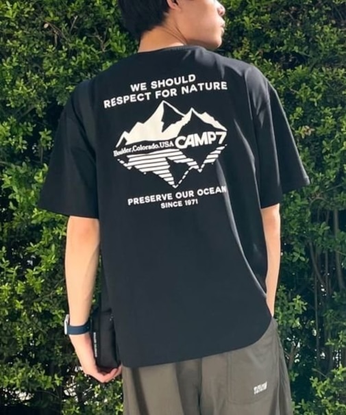 キャンプ7 【水陸両用】プリントＴシャツ