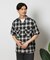 バックナンバー 開襟オンブレ半袖シャツ