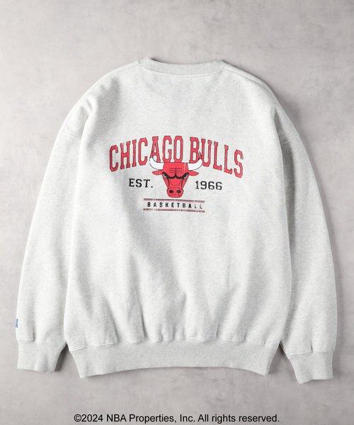 エヌビーエー 【NBA】別注チームロゴクルースウェット｜ライトオンの