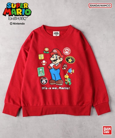 マリオ 【マリオ】プリントスウェット