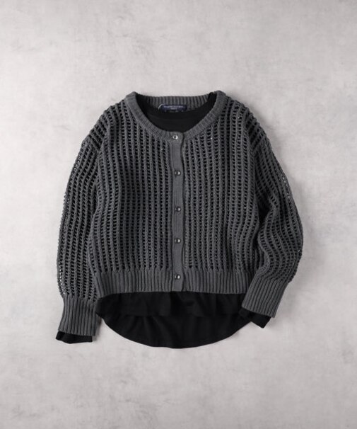 ハニーサックルローズ スパンコールカーデレイヤード