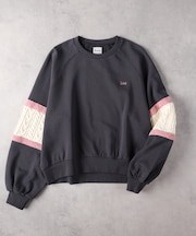 リー ニット切替スウェット