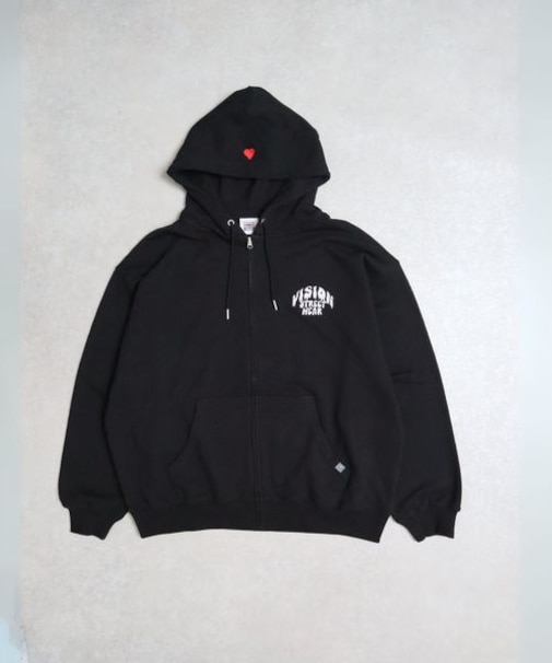ヴィジョンストリートウェア ハートロゴＺＩＰＰＫ
