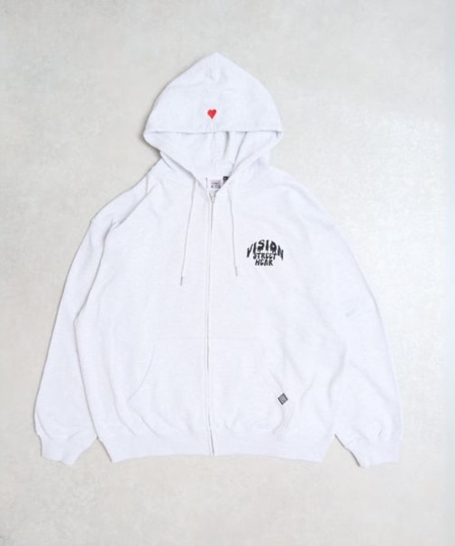 ヴィジョンストリートウェア ハートロゴＺＩＰＰＫ