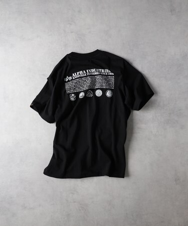 アルファ ＡＬＰＨＡバックプリントＴ