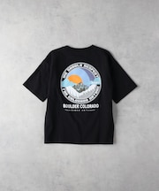 キャンプ7 サークルプリントＴシャツ