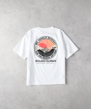 キャンプ7 サークルプリントＴシャツ