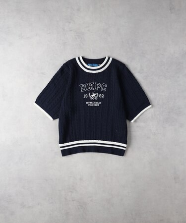 ビバリーヒルズポロクラブ BHPC刺繍ニット
