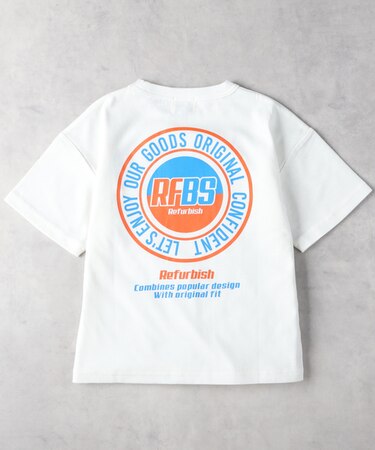 リファービッシュ サークルバックプリントＴシャツ