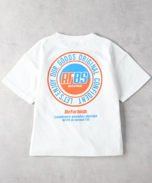 リファービッシュ サークルバックプリントＴシャツ