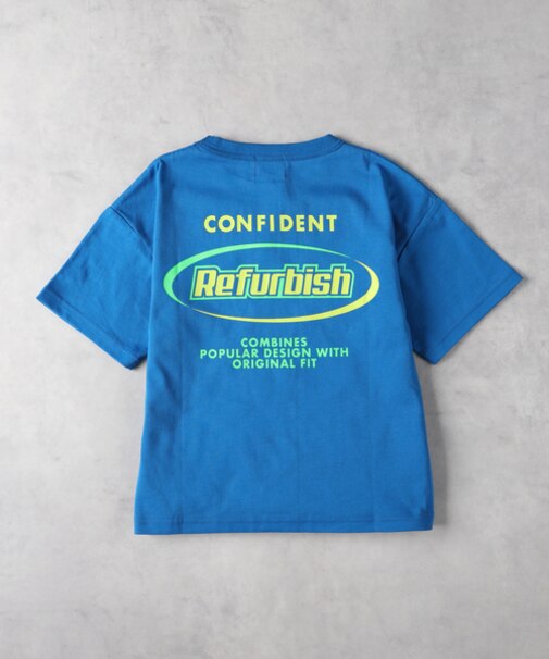 リファービッシュ グラフィックバックプリントTシャツ