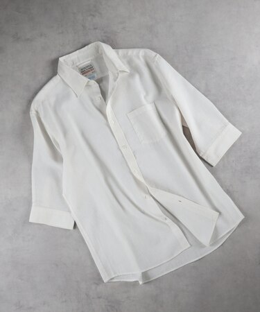 バックナンバー ＣＯＯＬＭＡＸ麻混七分シャツ