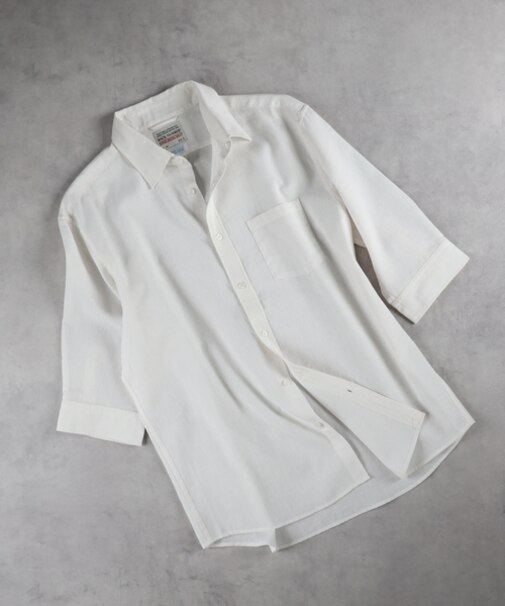 バックナンバー ＣＯＯＬＭＡＸ麻混七分シャツ