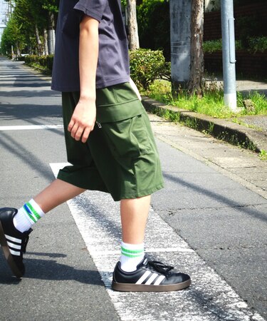 エムピーエス カットカーゴハーフパンツ