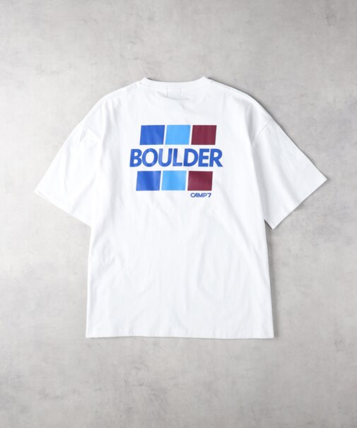 キャンプ7 バックロゴプリントTシャツ