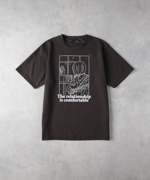 ガールプリント＆刺繍Ｔ