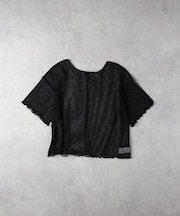 ハニーサックルローズ シアーボーダー半袖Ｔ