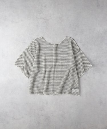 ハニーサックルローズ シアーボーダー半袖Ｔ