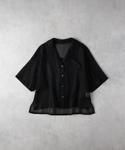 ハニーサックルローズ メッシュ開襟シャツ