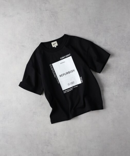 リファービッシュ フロントプリント半袖Tシャツ