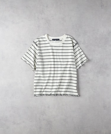 ハニーサックルローズ マルチボーダー半袖Ｔ