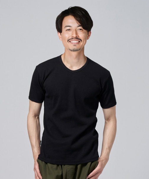 アビレックス テレコＶネックＴシャツ