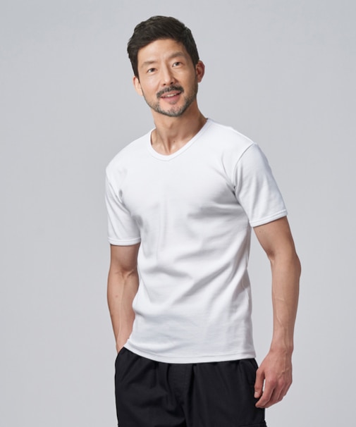 アビレックス テレコＶネックＴシャツ