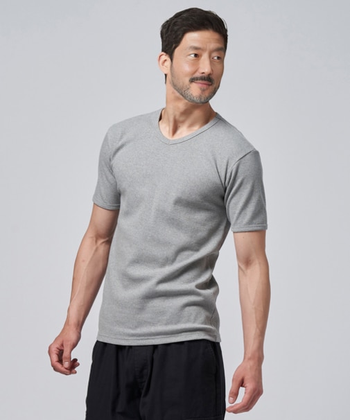アビレックス テレコＶネックＴシャツ