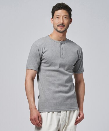 アビレックス テレコヘンリーネックＴシャツ