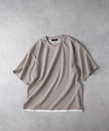 バックナンバー ジョーゼットフェイクレイヤードTシャツ