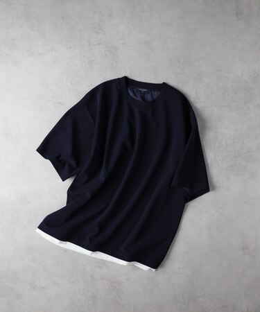 バックナンバー ジョーゼットフェイクレイヤードTシャツ
