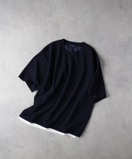 バックナンバー ジョーゼットフェイクレイヤードTシャツ