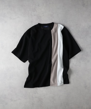 バックナンバー ジョーゼット縦切替えデザインTシャツ