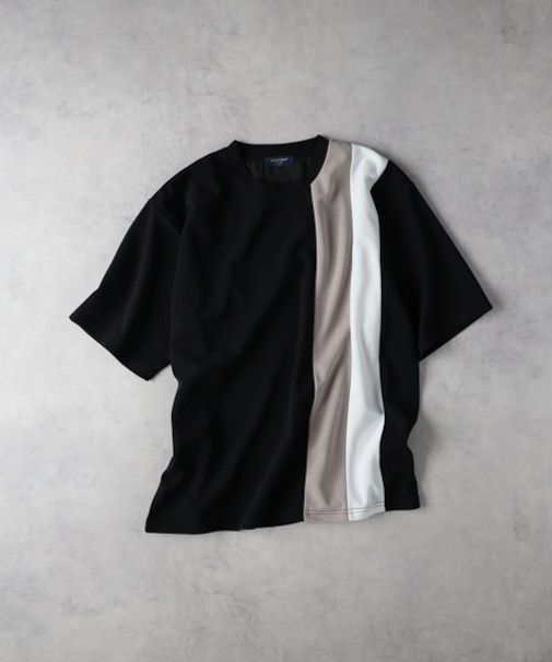 バックナンバー ジョーゼット縦切替えデザインTシャツ