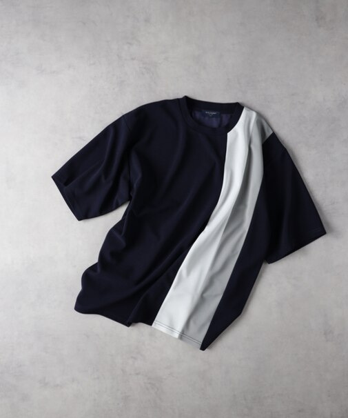 バックナンバー ジョーゼット縦切替えデザインTシャツ