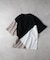 バックナンバー ジョーゼット斜め切替えデザインTシャツ