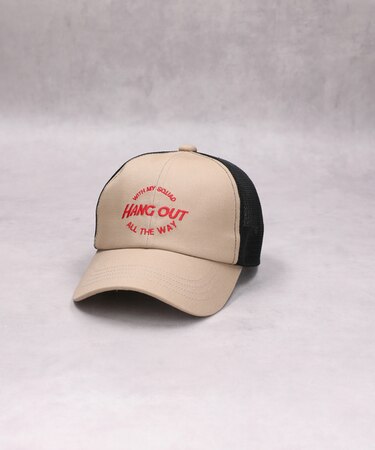 リファービッシュ 刺繍メッシュキャップ