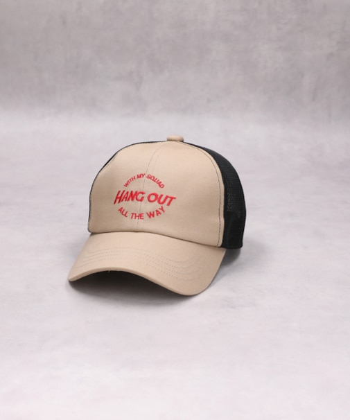 リファービッシュ 刺繍メッシュキャップ