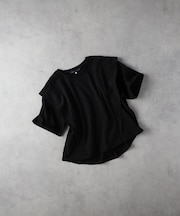 ハニーサックルローズ 接触冷感ラッフルショルダーＴ