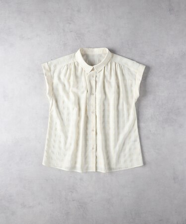 ハニーサックルローズ シアーチェックブラウス